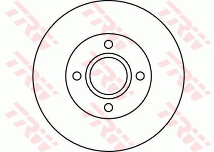 Tarcza hamulcowa TRW DF4036 3555344