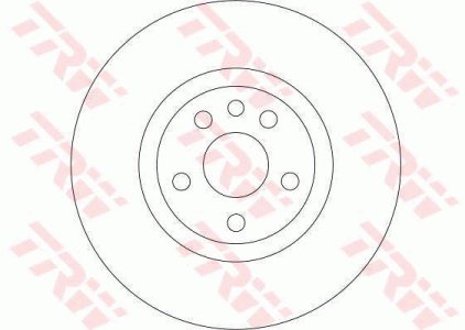 Tarcza hamulcowa TRW DF4257 1325772080