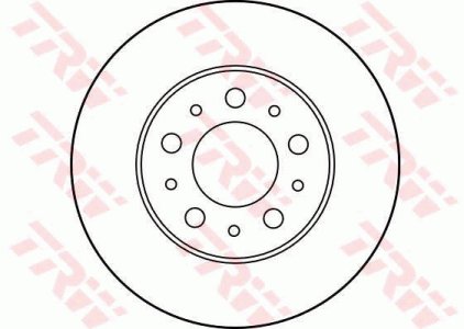 Tarcza hamulcowa TRW DF1689 13599063