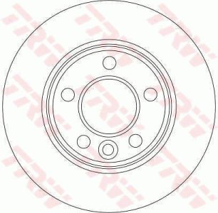 Tarcza hamulcowa TRW DF4312 7H0615601B