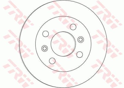 Tarcza hamulcowa TRW DF4458 5171207500