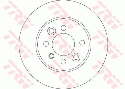 Tarcza hamulcowa TRW DF4455 45251S6FE10