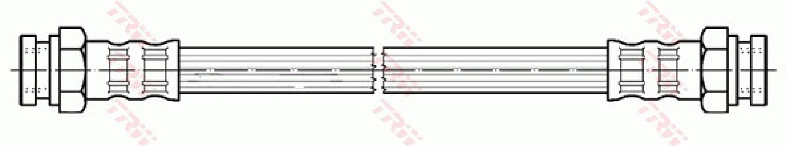 Przewód hamulcowy giętki TRW PHA350 5312587