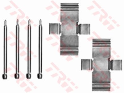 Zestaw montażowy klocków hamulcowych TRW PFK197 16010390