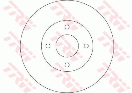 Tarcza hamulcowa TRW DF4169 402062F501