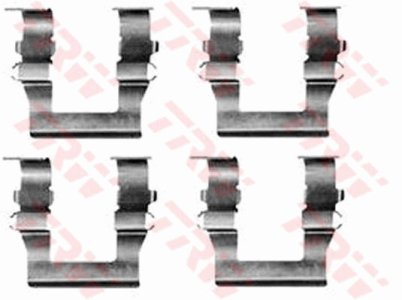 Zestaw montażowy klocków hamulcowych TRW PFK317 MB011940