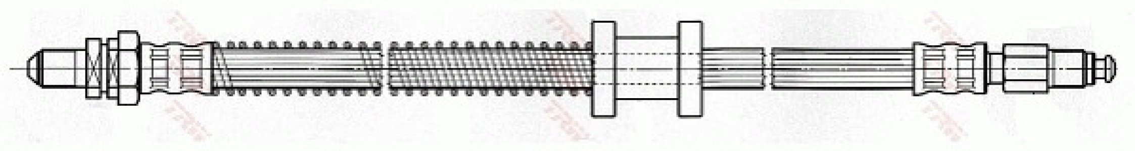 Przewód hamulcowy giętki TRW PHC297 1151292