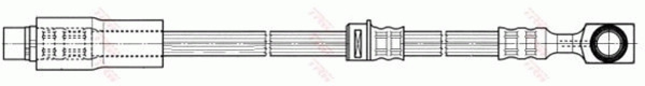 Przewód hamulcowy giętki TRW PHD500 562377