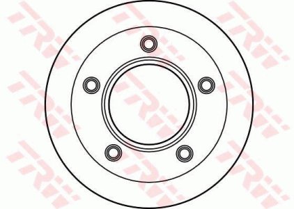 Tarcza hamulcowa TRW DF2579S 6314200372