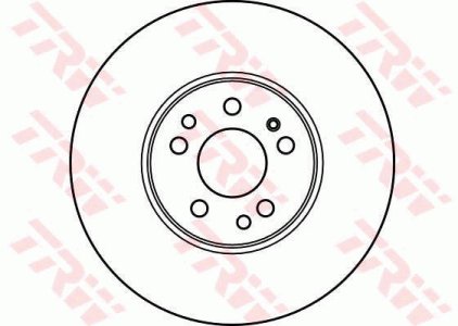 Tarcza hamulcowa TRW DF2595S 1404210912