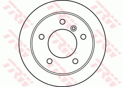 Tarcza hamulcowa TRW DF4087S 9014230612