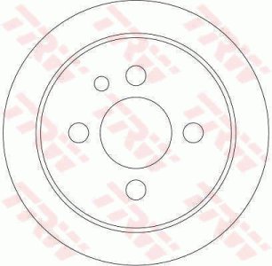 Tarcza hamulcowa TRW DF4334 34211163146