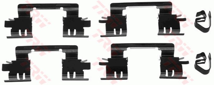 Zestaw montażowy klocków hamulcowych TRW PFK510 441613000