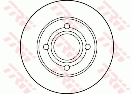 Tarcza hamulcowa TRW DF1536 8A0615601