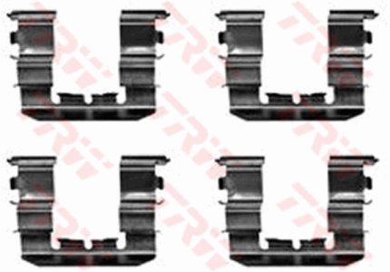 Zestaw montażowy klocków hamulcowych TRW PFK310 4101184000