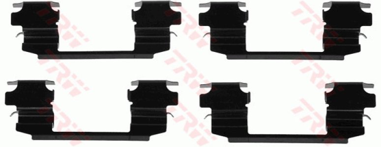 Zestaw montażowy klocków hamulcowych TRW PFK538 4101686000