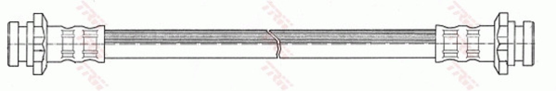 Przewód hamulcowy giętki TRW PHA441 462149U00A