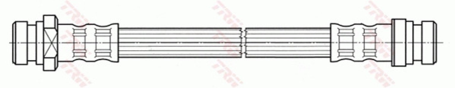 Przewód hamulcowy giętki TRW PHA448 5873717000