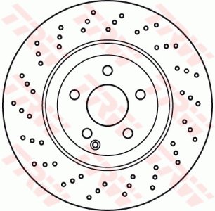 Tarcza hamulcowa TRW DF6077S 2214210612