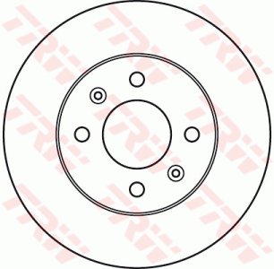 Tarcza hamulcowa TRW DF6040 517121C000