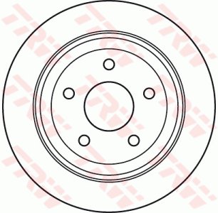Tarcza hamulcowa TRW DF6029 52060147AA