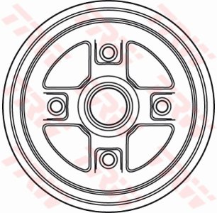 Bęben hamulcowy TRW DB4395 4351160B00