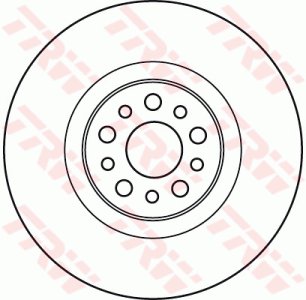 Tarcza hamulcowa TRW DF4904S 9464640587