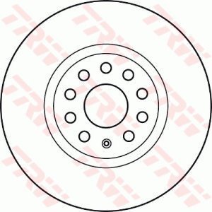 Tarcza hamulcowa TRW DF4464S 1K0615301AA