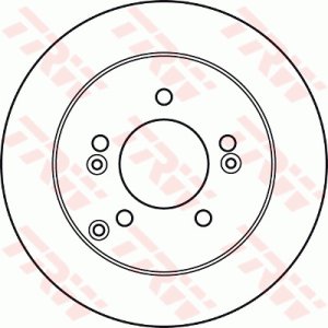 Tarcza hamulcowa TRW DF4946 584111D000