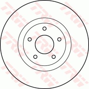 Tarcza hamulcowa TRW DF4989S 40206JY01A