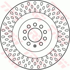 Tarcza hamulcowa TRW DF6011S 1ML615301