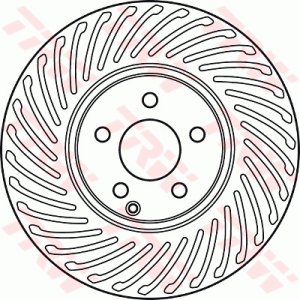 Tarcza hamulcowa TRW DF6012S 2114211112