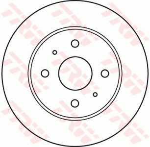 Tarcza hamulcowa TRW DF4905 4351297402