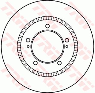 Tarcza hamulcowa TRW DF4912 5521177