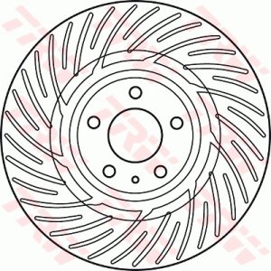 Tarcza hamulcowa TRW DF6014S 8K0615301K