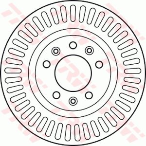 Tarcza hamulcowa TRW DF6020S 9467548387 przód