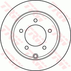 Tarcza hamulcowa TRW DF4931 5105515AA