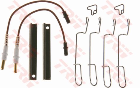 Zestaw montażowy klocków hamulcowych TRW PFK551 41280000