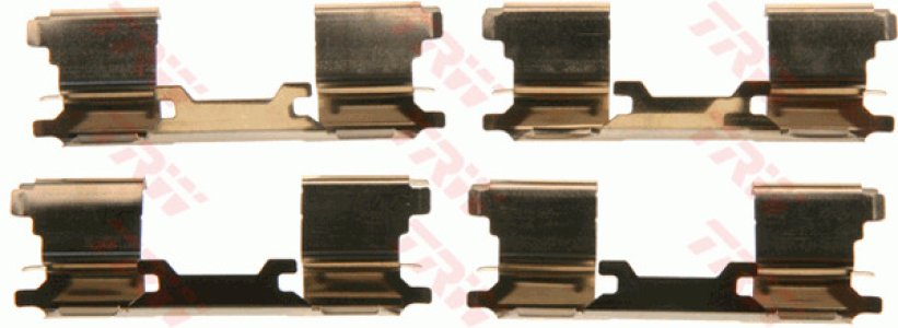 Zestaw montażowy klocków hamulcowych TRW PFK599 41313000