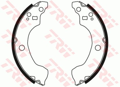 Szczęki hamulcowe TRW GS8487 440608M126