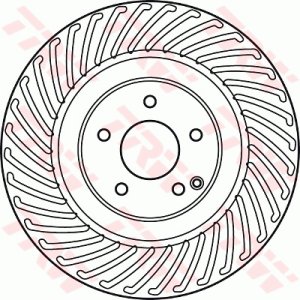 Tarcza hamulcowa TRW DF6004S 2094210012