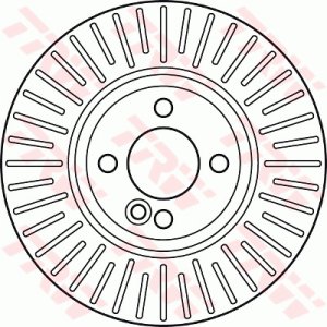 Tarcza hamulcowa TRW DF6010 34116774986