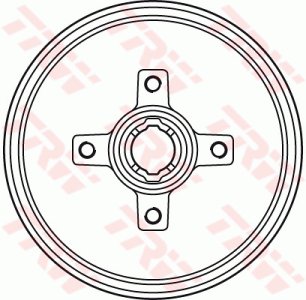 Bęben hamulcowy TRW DB4134BR 418025