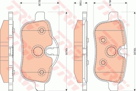 Klocki hamulcowe TRW GDB1827 34216788275