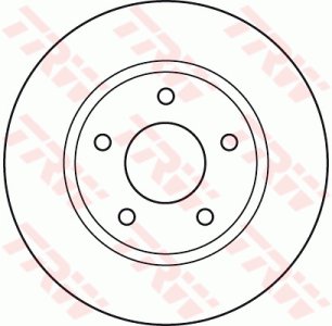 Tarcza hamulcowa TRW DF4933 MN116330