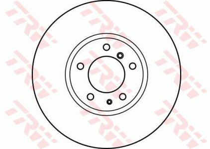 Tarcza hamulcowa TRW DF2602S 34111159895