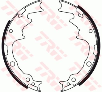 Szczęki hamulcowe TRW GS8705 5019536AA