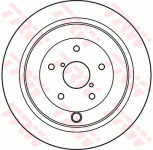 Tarcza hamulcowa TRW DF4929 26700XA00A