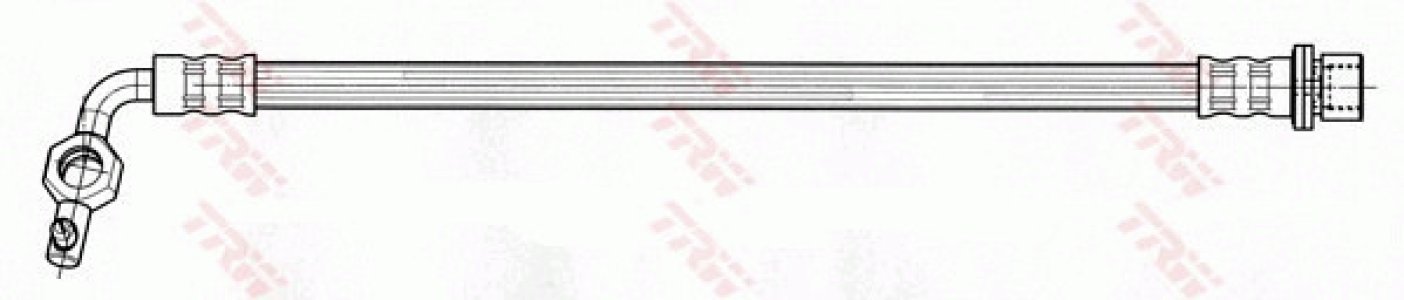 Przewód hamulcowy giętki TRW PHD932 9094702D02