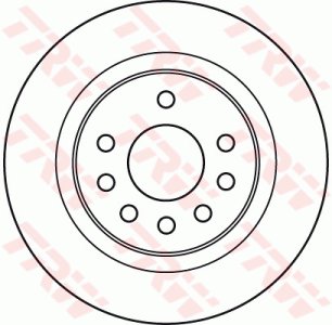 Tarcza hamulcowa TRW DF4938 569122